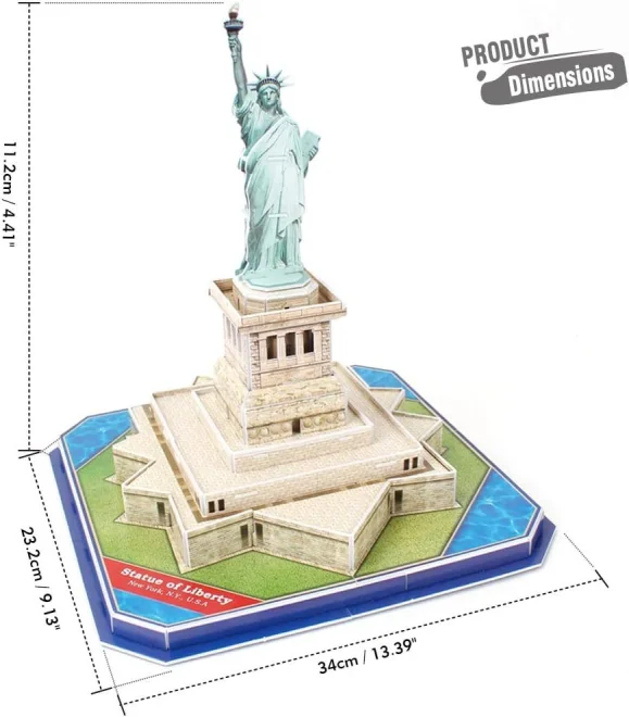 CUBICFUN 3D puzzle Socha Svobody 39 dílků