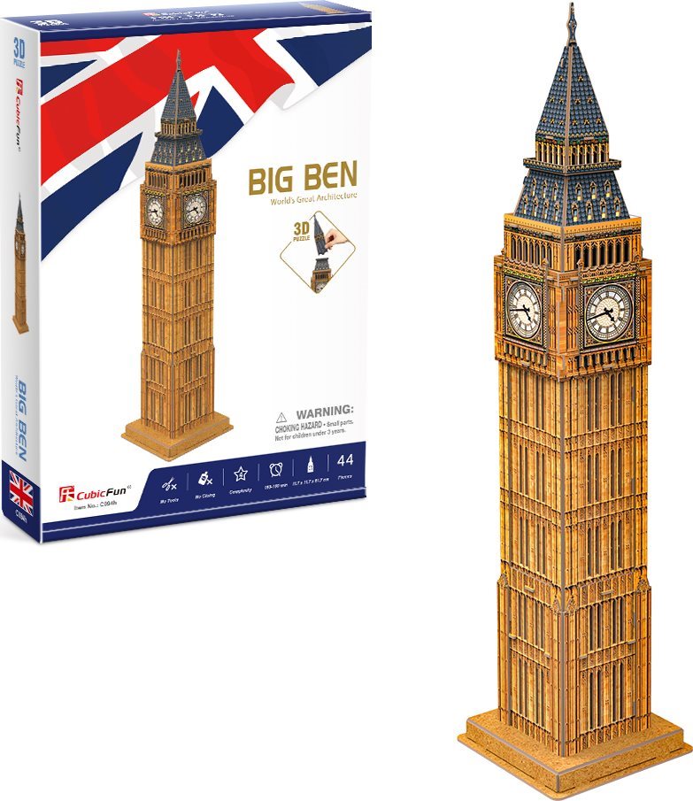 CubicFun 3D puzzle Big Ben 44 dílků