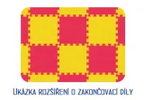 MALÝ GÉNIUS Pěnový koberec MAXI 24 silný 0+ (mix-4)