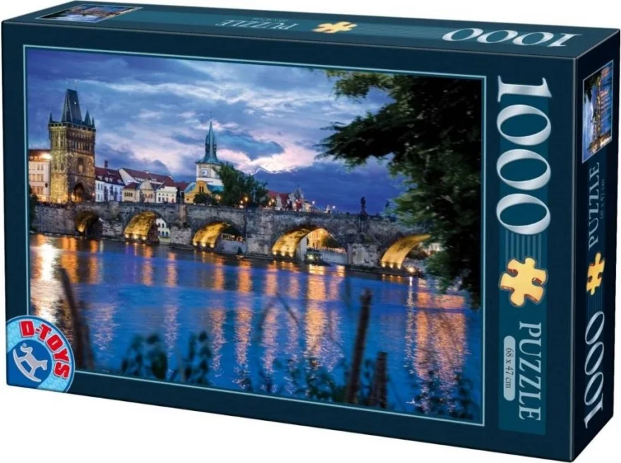 Puzzle D-Toys 1000 dílků Karlův most, Praha