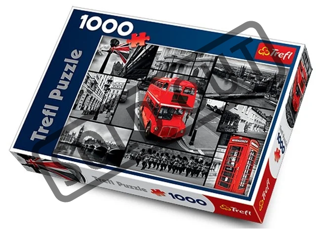 TREFL Puzzle Londýn - koláž 1000 dílků
