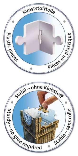 RAVENSBURGER 3D puzzle Big Ben, Londýn 216 dílků