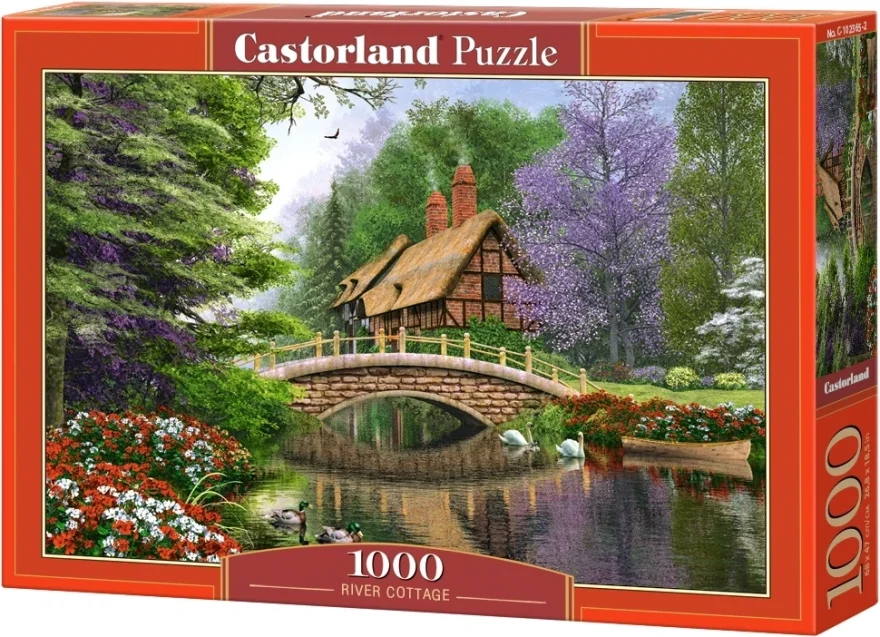 CASTORLAND Puzzle Domek u řeky 1000 dílků