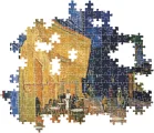 CLEMENTONI Puzzle Museum Collection: Terasa kavárny v noci 1000 dílků