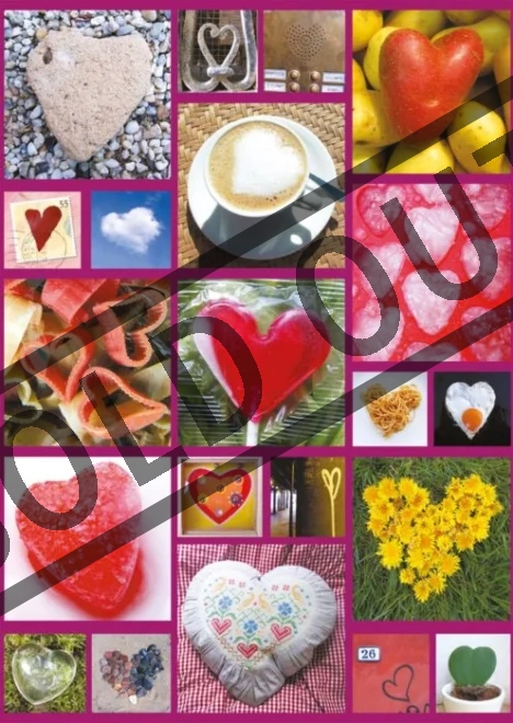 RAVENSBURGER Puzzle Srdce 1000 dílků