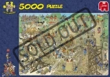 JUMBO Puzzle Středověk - Útok na hrad 5000 dílků