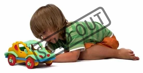 MALÝ GÉNIUS 3D puzzle Autíčko 43 dílků