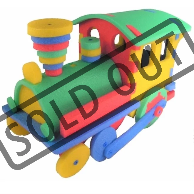 MALÝ GÉNIUS 3D puzzle Mašinka 47 dílků