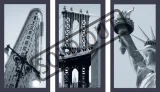 RAVENSBURGER Puzzle Dominanty New Yorku 3x500 dílků