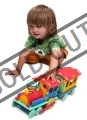 MALÝ GÉNIUS 3D puzzle Vagónek 17 dílků