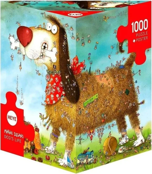 HEYE Puzzle Psí život 1000 dílků