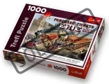 TREFL Puzzle Retro plakát Železnice v Hornellsville 1000 dílků