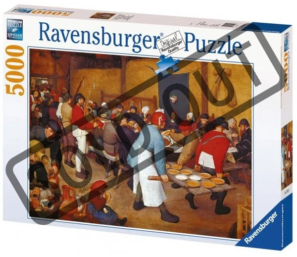 RAVENSBURGER Puzzle Vesnická svatební slavnost 5000 dílků