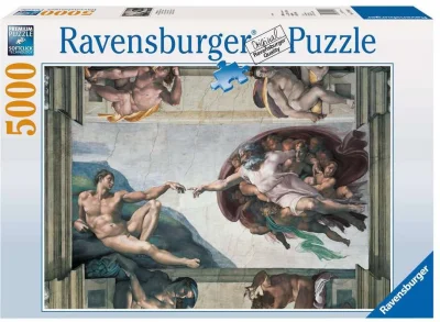 Puzzle Stvoření Adama 5000 dílků