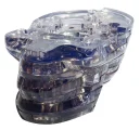 Crystal Puzzle 3D Crystal puzzle Lebka (černá) 48 dílků