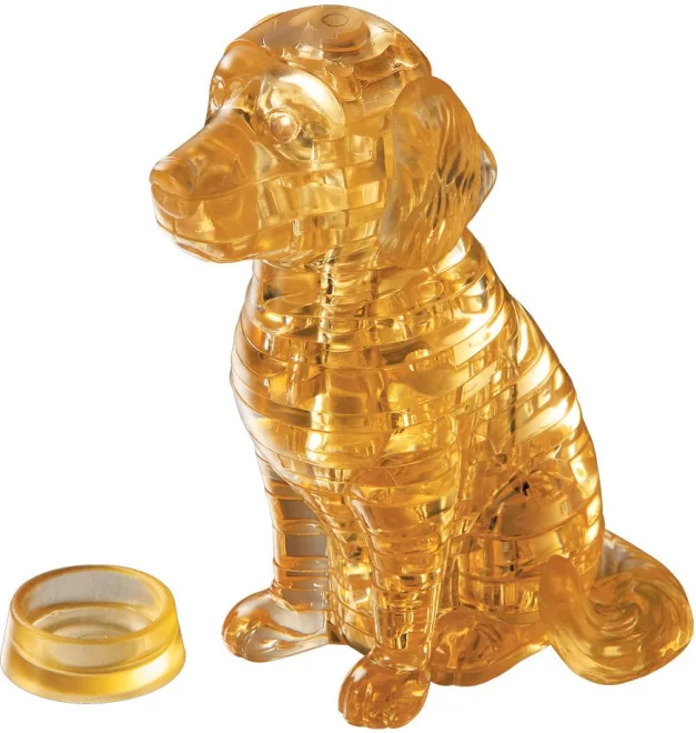 Crystal Puzzle 3D Crystal puzzle Štěně zlatého retrívra 41 dílků