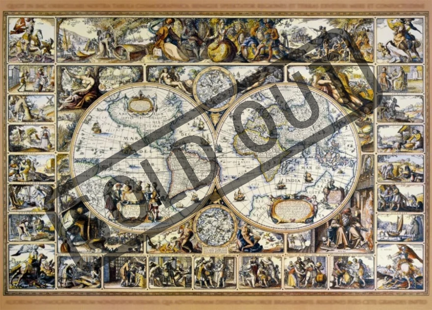 DINO Puzzle Mapa 3000 dílků
