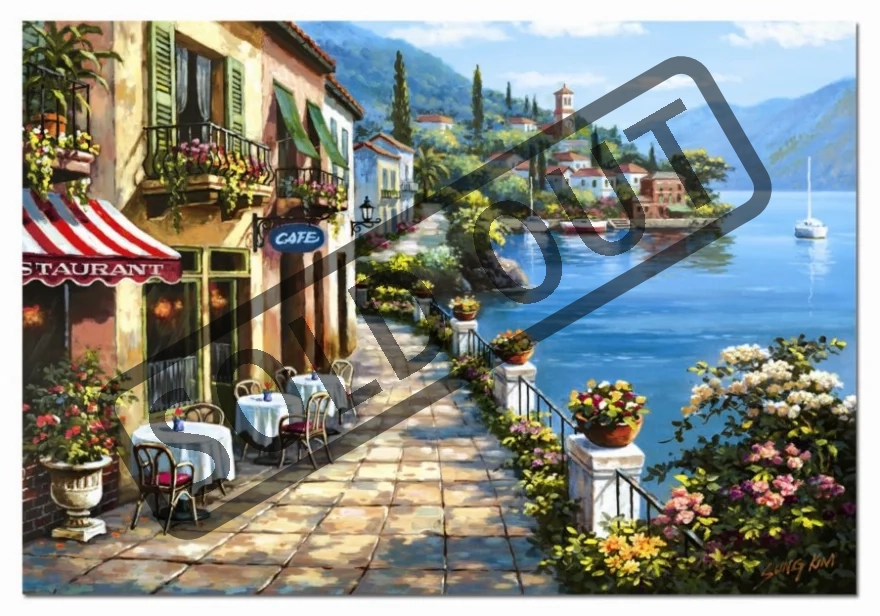 EDUCA Puzzle Overlook Cafe (Kavárna na pobřeží) 1500 dílků