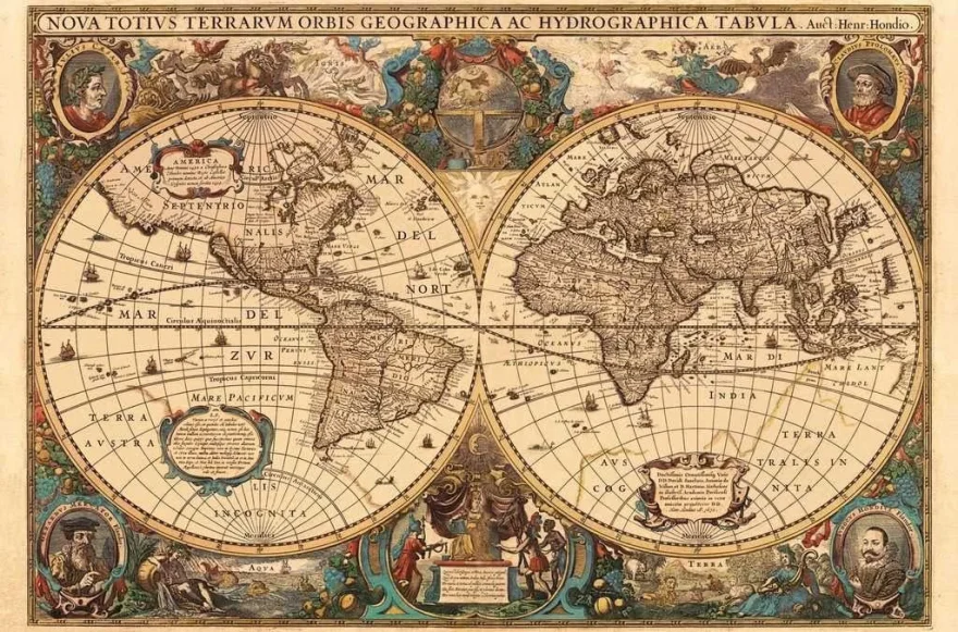 RAVENSBURGER Puzzle Historická mapa r.1630, 5000 dílků