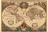 RAVENSBURGER Puzzle Historická mapa r.1630, 5000 dílků