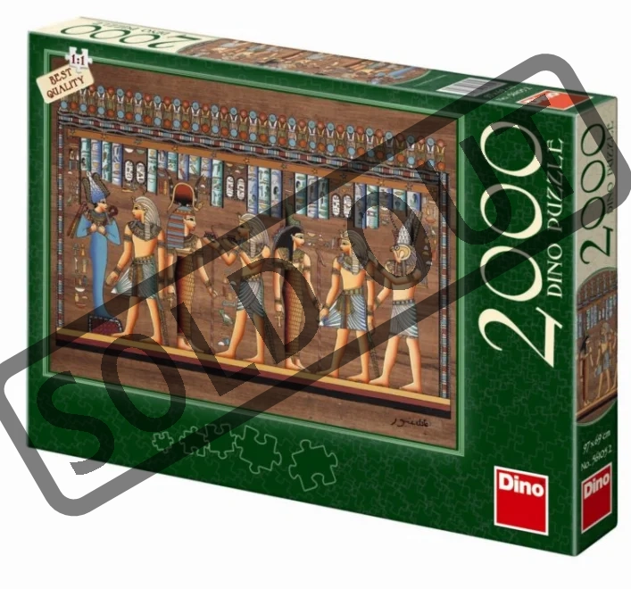 DINO Puzzle Egyptské hieroglyfy 2000 dílků