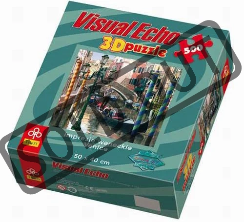 TREFL Puzzle Benátky 3D 500 dílků