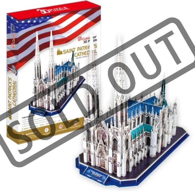 CUBICFUN 3D puzzle Katedrála svatého Patrika 117 dílků
