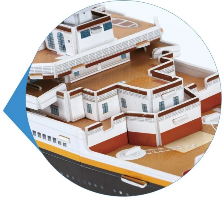 CUBICFUN 3D puzzle Titanic (velký) 113 dílků