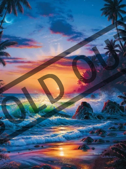 RAVENSBURGER Puzzle Východ slunce na ostrově 1000 dílků