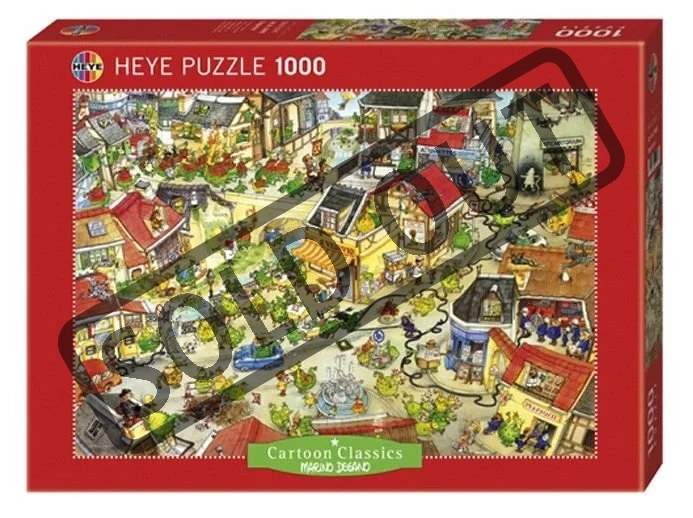 HEYE Puzzle Dračí město (Dragontown) 1000 dílků