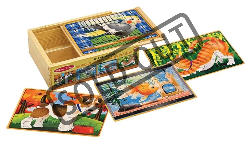 Melissa & Doug Domácí mazlíčci (4v1)