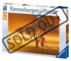 RAVENSBURGER Puzzle Africká Masajka 500 dílků