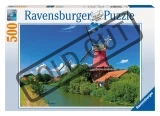 RAVENSBURGER Puzzle Romantika větrných mlýnů 500 dílků