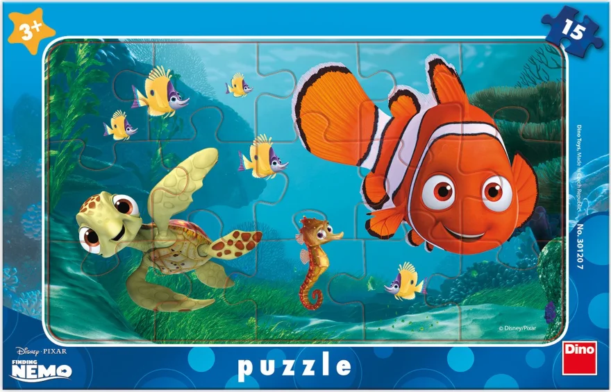 DINO Puzzle Hledá se Nemo: Nemo a želva 15 dílků