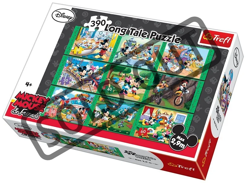 TREFL Mickey Mouse a přátelé - dlouhý příběh 9v1