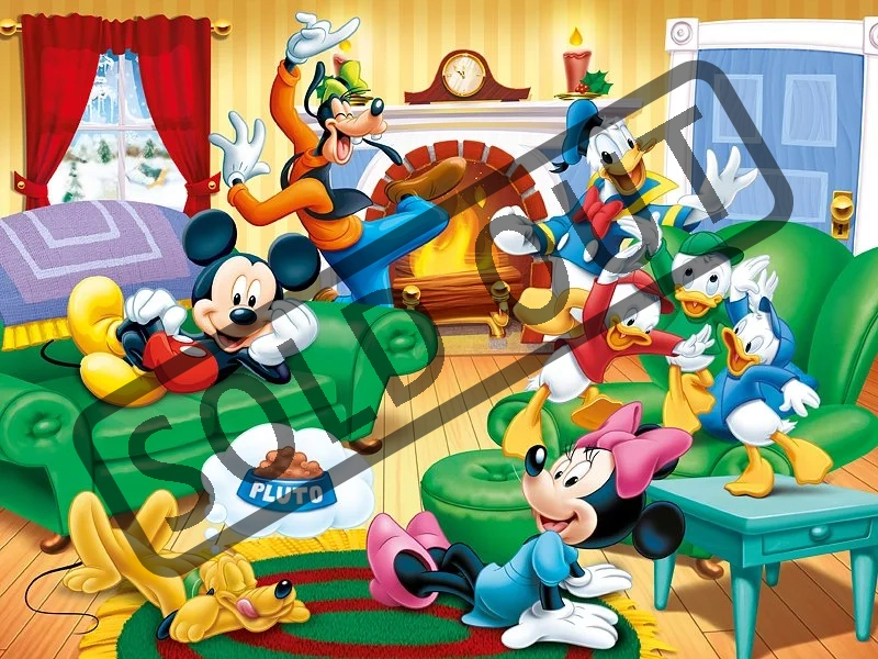 TREFL Mickey Mouse a přátelé - dlouhý příběh 9v1