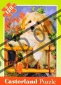 CASTORLAND Puzzle Štěně ve vozíku 120 dílků