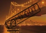 CLEMENTONI Svítící puzzle San Francisco 1000 dílků