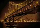 CLEMENTONI Svítící puzzle San Francisco 1000 dílků