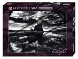 HEYE Metalické puzzle Opatství (Silver Edition) 1000 dílků