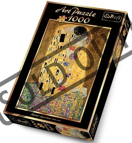 TREFL Puzzle Art: Polibek 1000 dílků