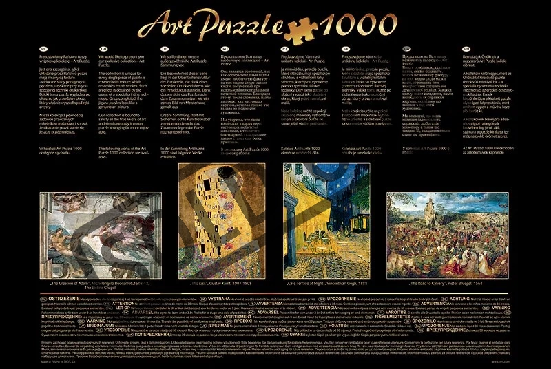 TREFL Puzzle Art: Polibek 1000 dílků