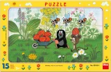 DINO Puzzle Krtek a jahody 15 dílků