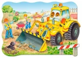 CASTORLAND Puzzle Bagr v akci MAXI 20 dílků