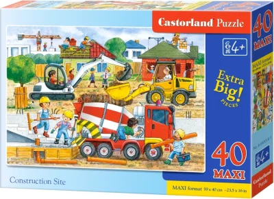 Puzzle Staveniště MAXI 40 dílků