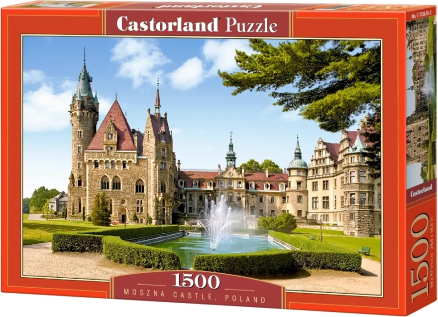 CASTORLAND Puzzle Zámek Moszna, Polsko 1500 dílků