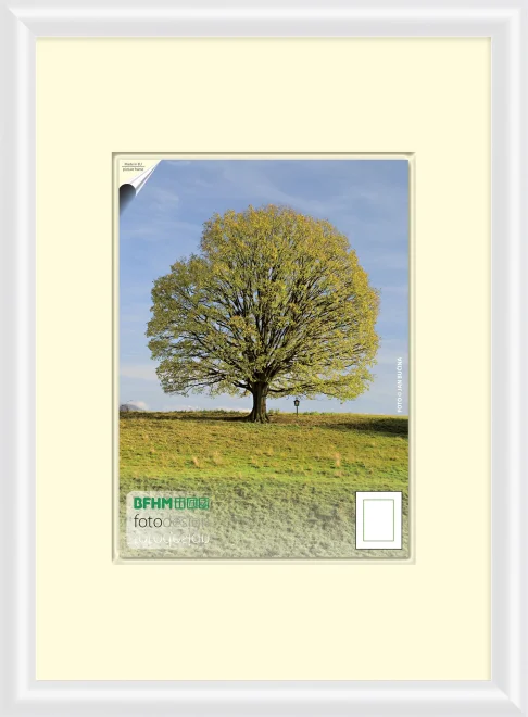 BFHM Plastový rám na puzzle 100x40cm - bílý