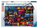 RAVENSBURGER Puzzle Cesta kolem světa 3000 dílků