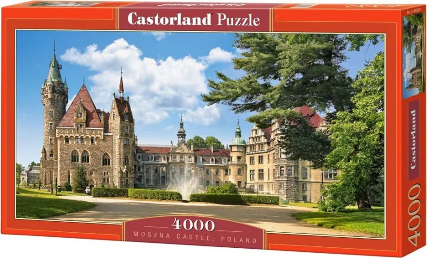 CASTORLAND Puzzle Zámek Moszna, Polsko 4000 dílků