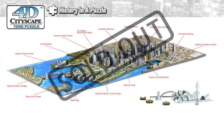 4D Cityscape 4D puzzle Sydney